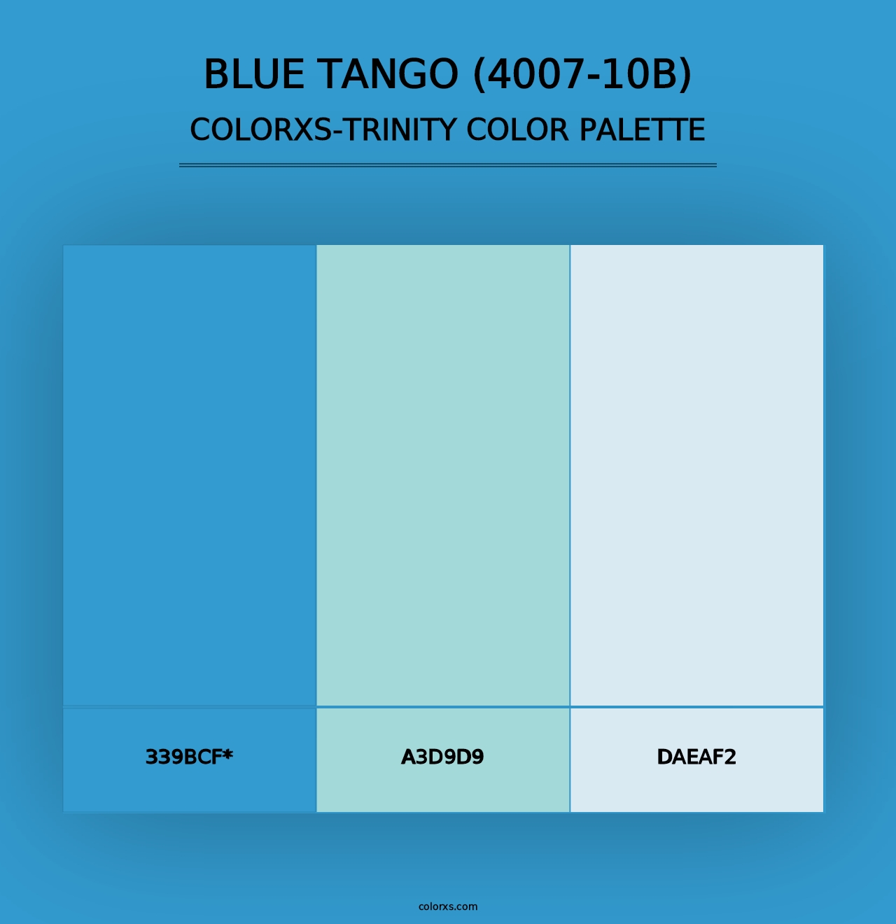 Blue Tango (4007-10B) - Colorxs Trinity Palette