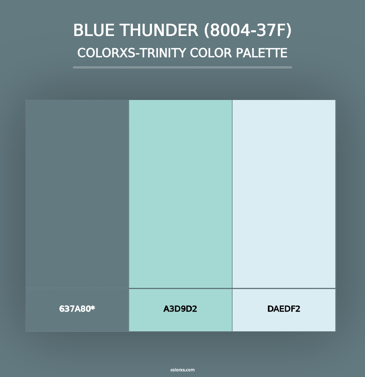 Blue Thunder (8004-37F) - Colorxs Trinity Palette