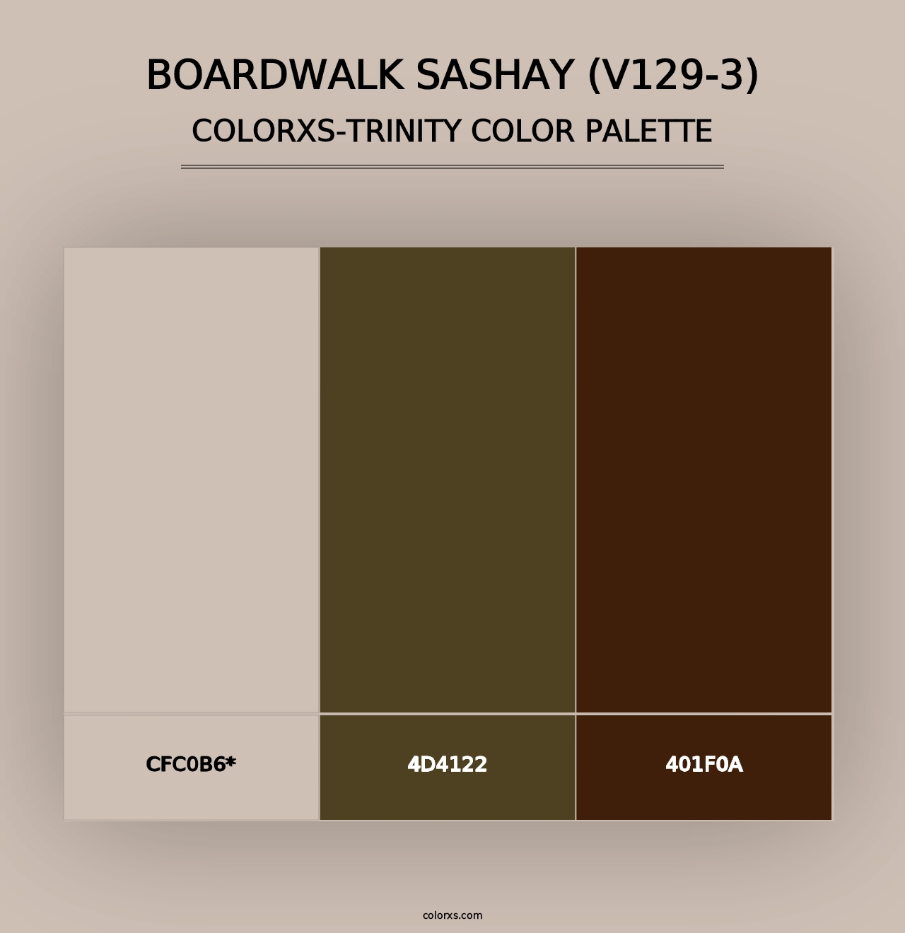 Boardwalk Sashay (V129-3) - Colorxs Trinity Palette