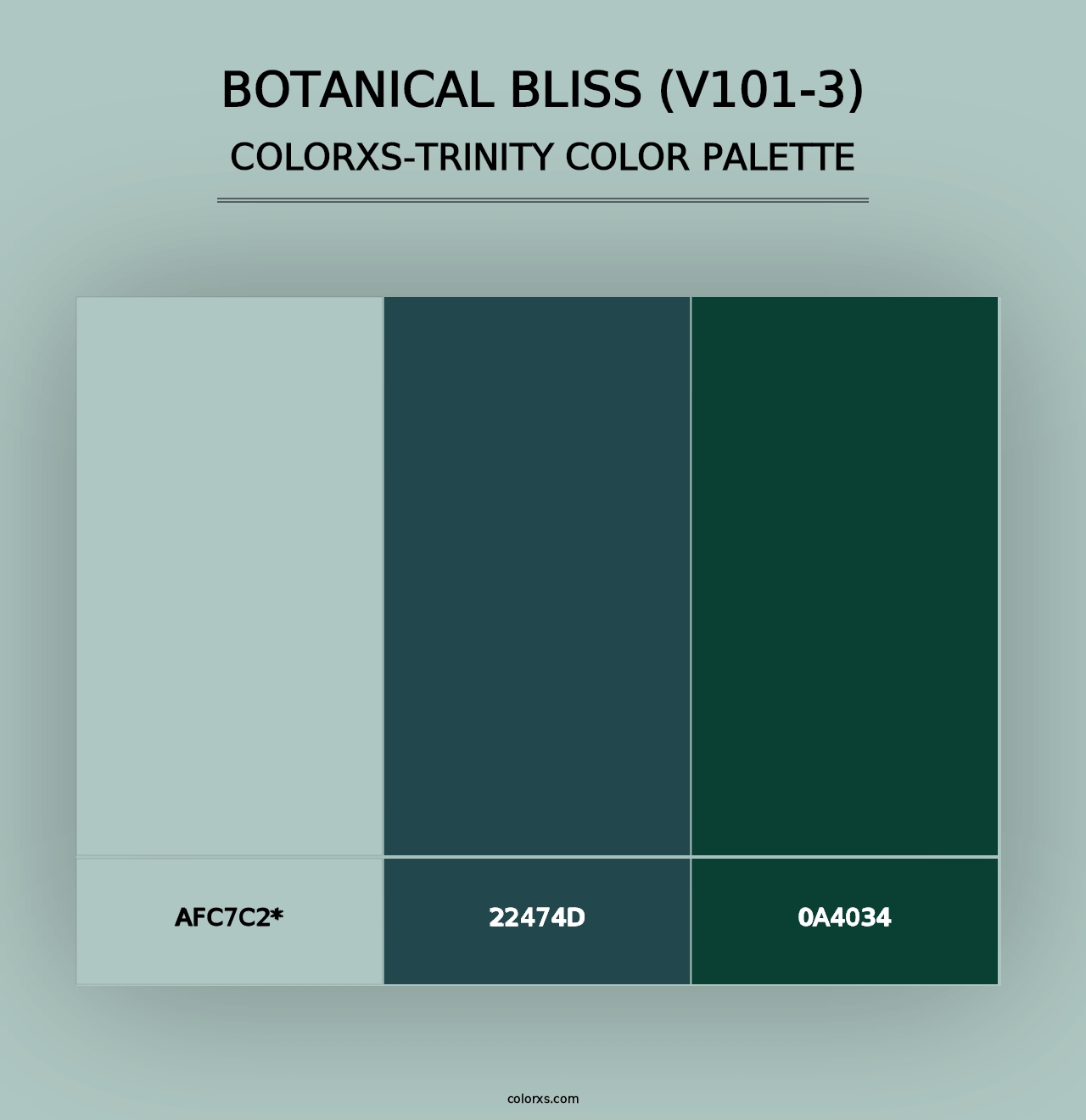 Botanical Bliss (V101-3) - Colorxs Trinity Palette