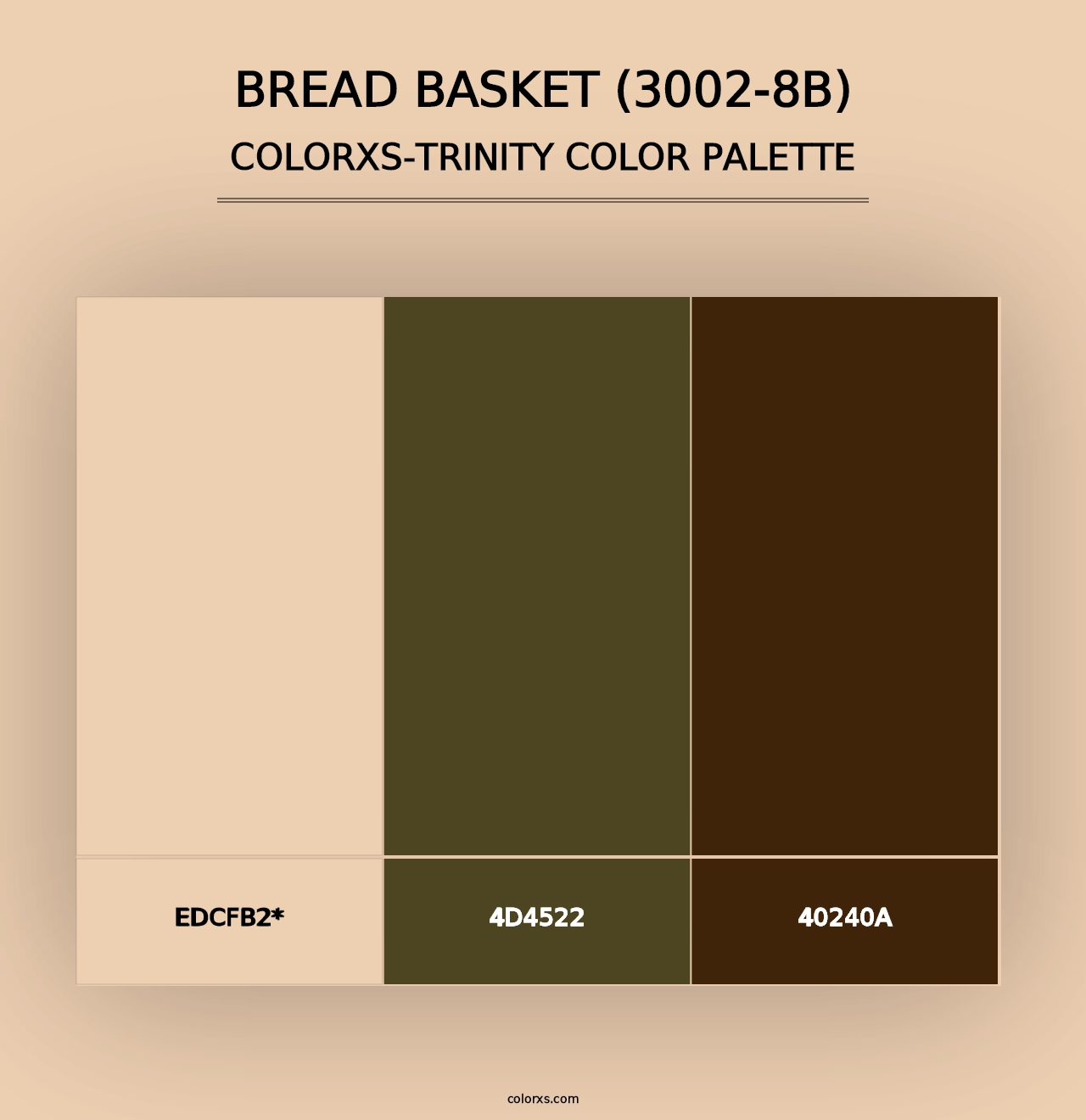 Bread Basket (3002-8B) - Colorxs Trinity Palette