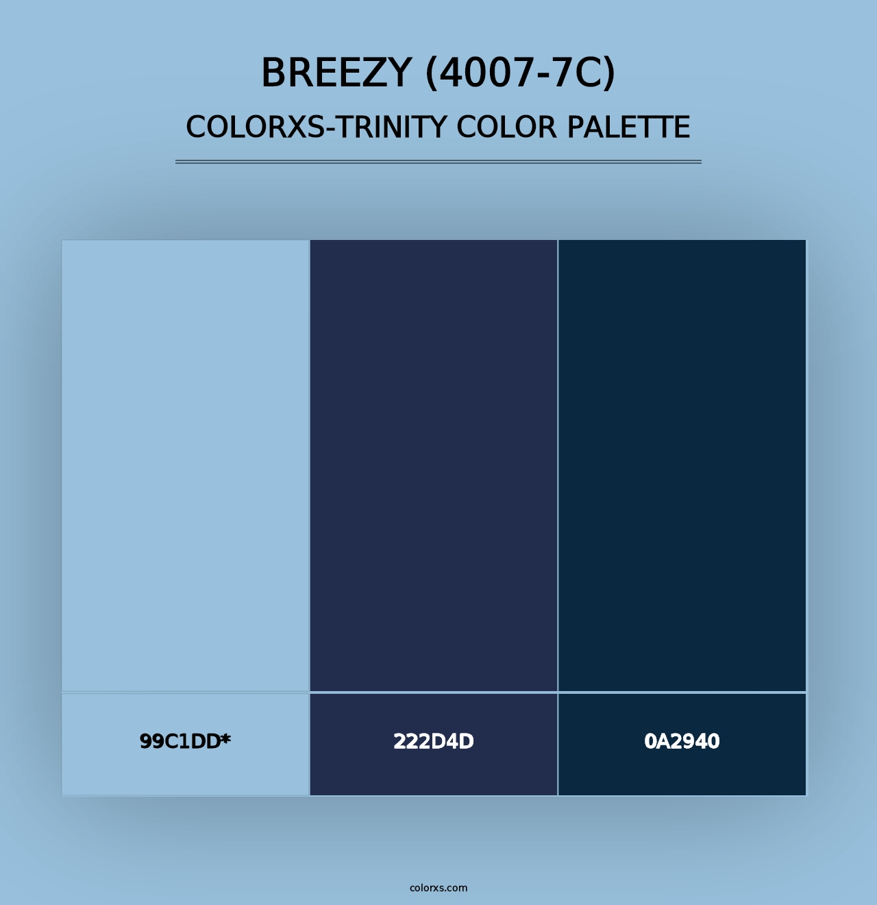 Breezy (4007-7C) - Colorxs Trinity Palette