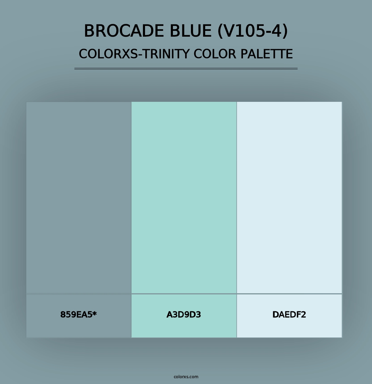 Brocade Blue (V105-4) - Colorxs Trinity Palette