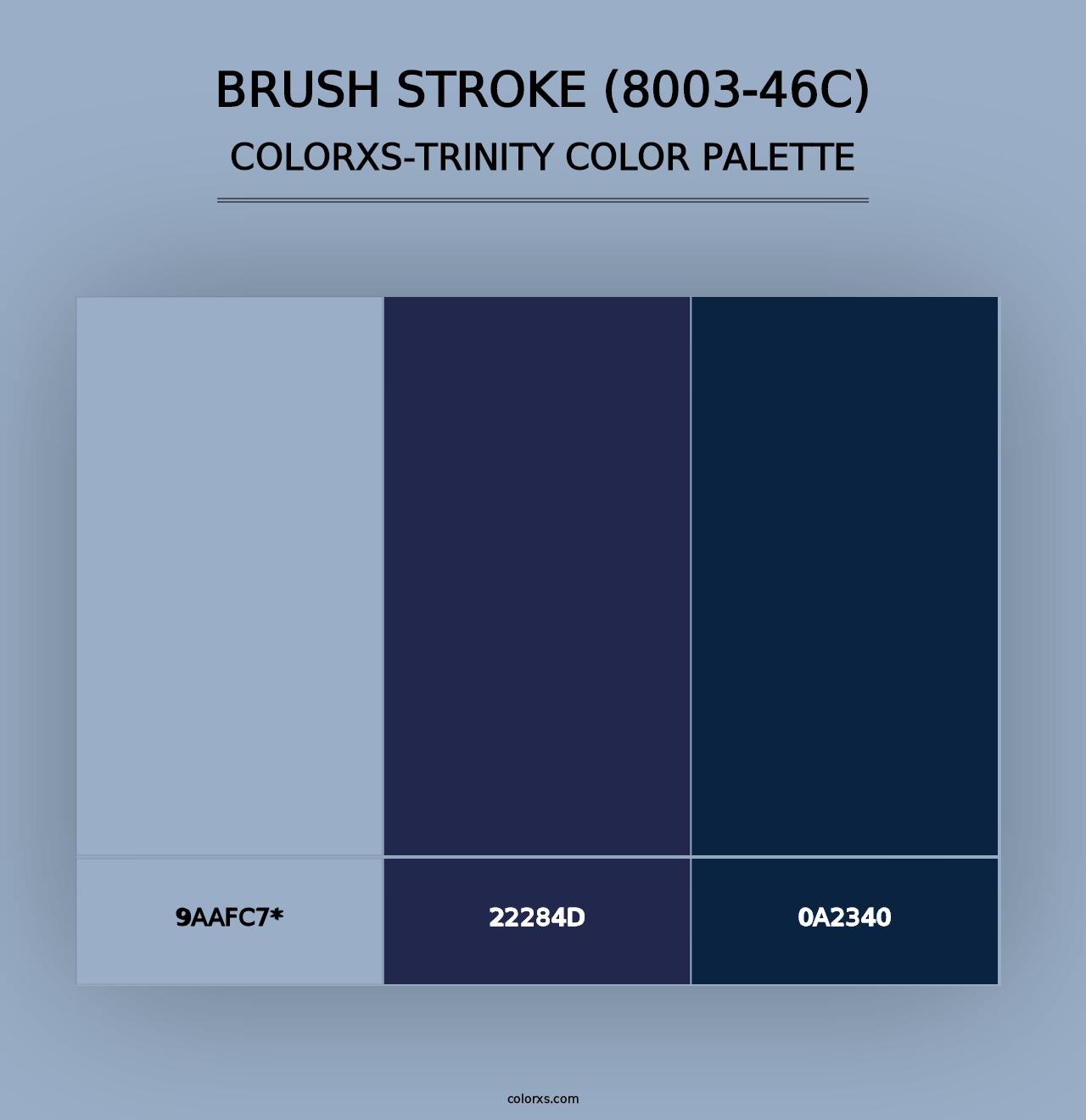 Brush Stroke (8003-46C) - Colorxs Trinity Palette