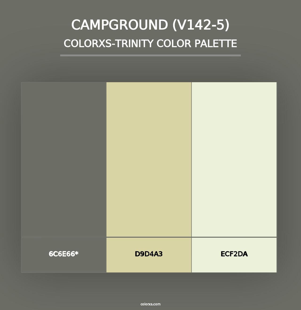 Campground (V142-5) - Colorxs Trinity Palette