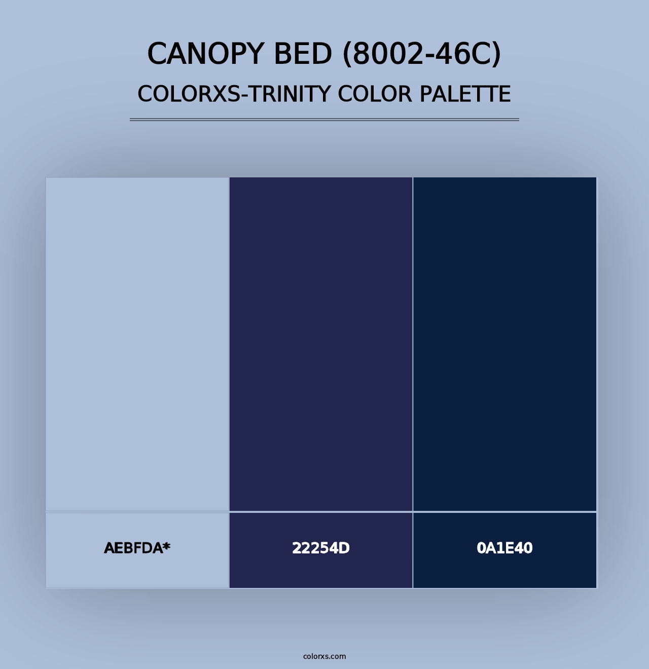 Canopy Bed (8002-46C) - Colorxs Trinity Palette