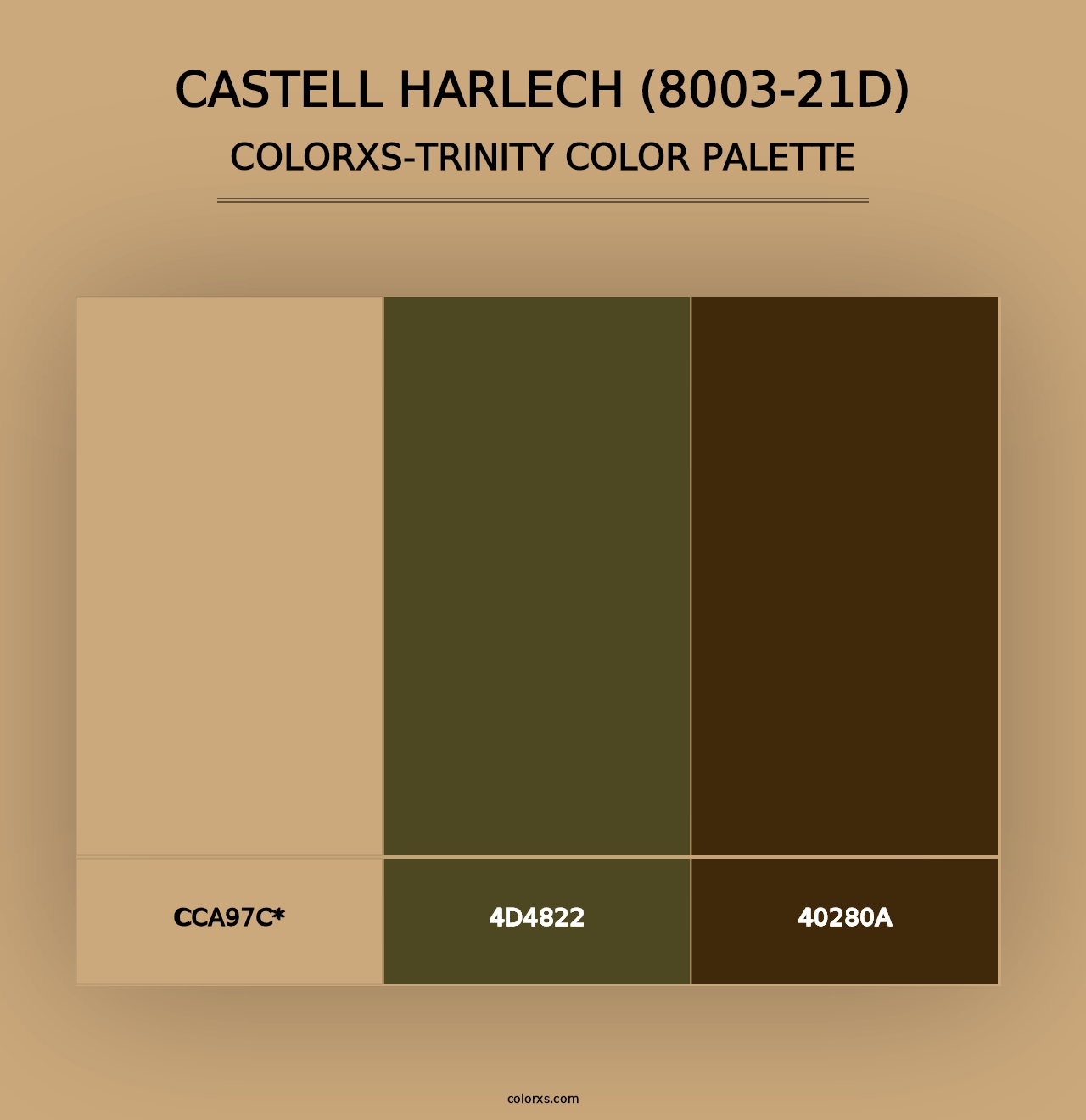 Castell Harlech (8003-21D) - Colorxs Trinity Palette