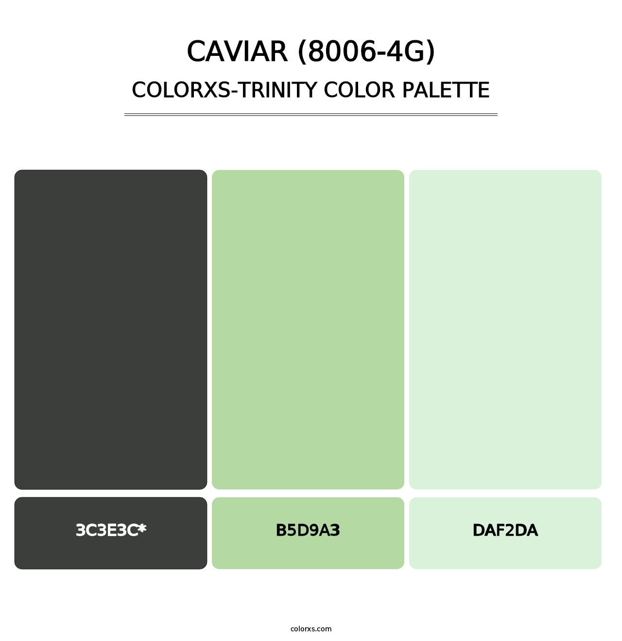 Caviar (8006-4G) - Colorxs Trinity Palette