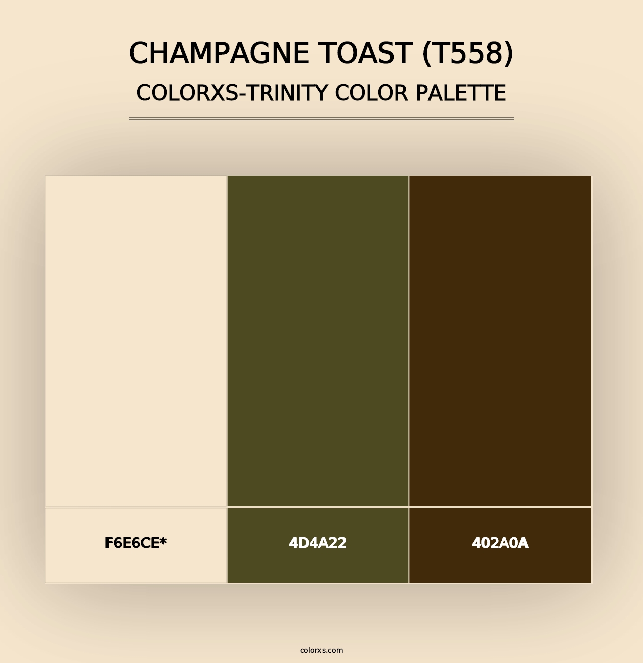 Champagne Toast (T558) - Colorxs Trinity Palette