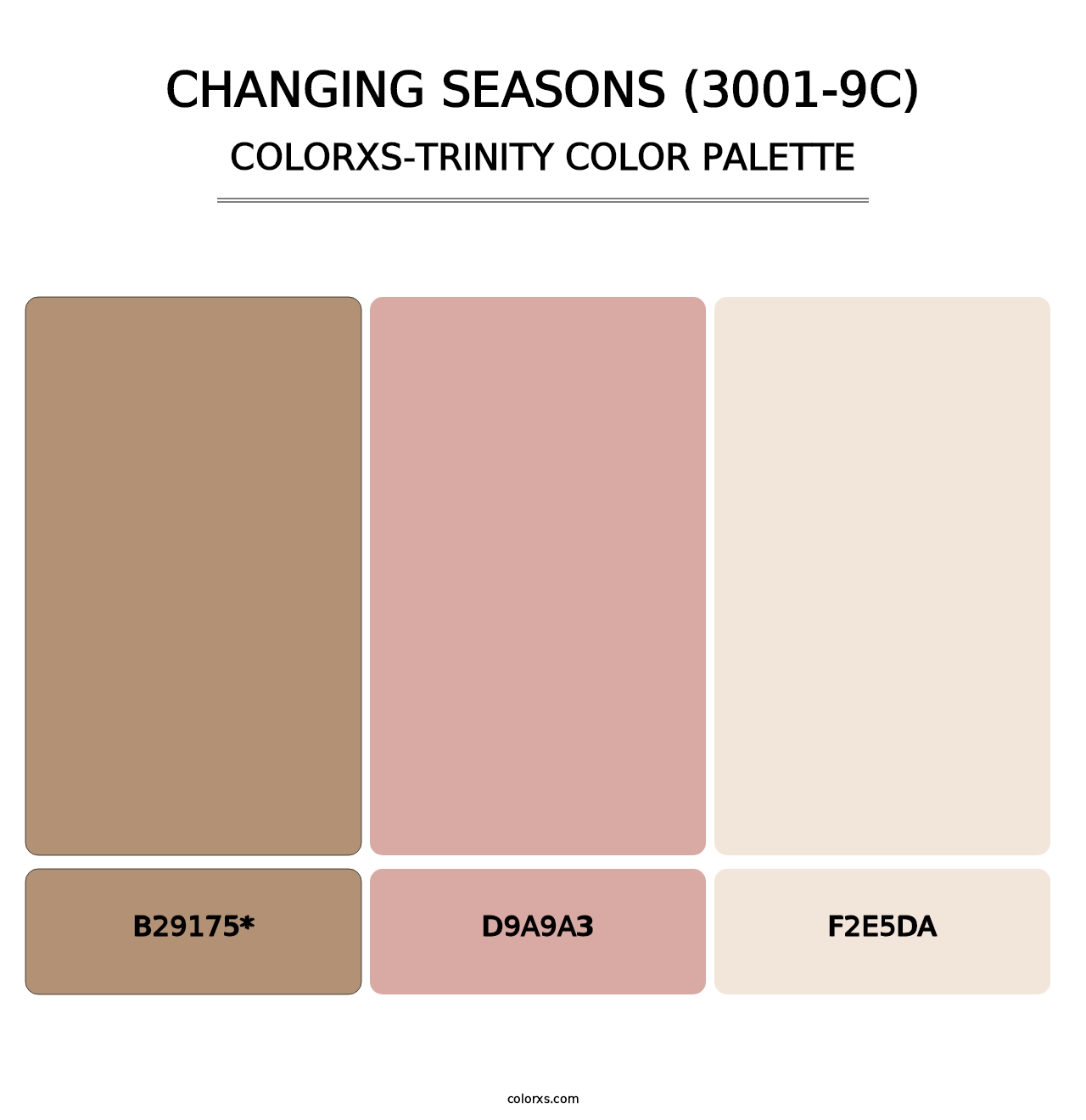 Changing Seasons (3001-9C) - Colorxs Trinity Palette