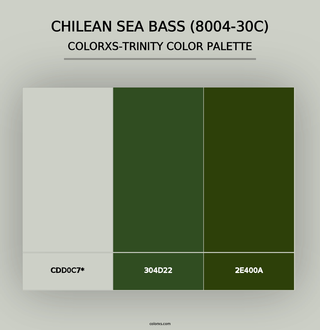 Chilean Sea Bass (8004-30C) - Colorxs Trinity Palette