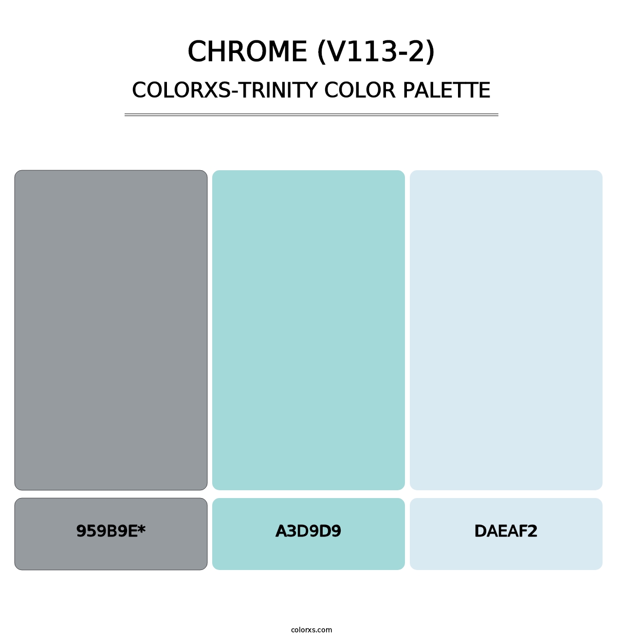 Chrome (V113-2) - Colorxs Trinity Palette