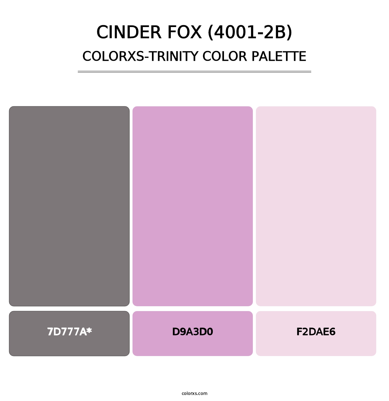 Cinder Fox (4001-2B) - Colorxs Trinity Palette