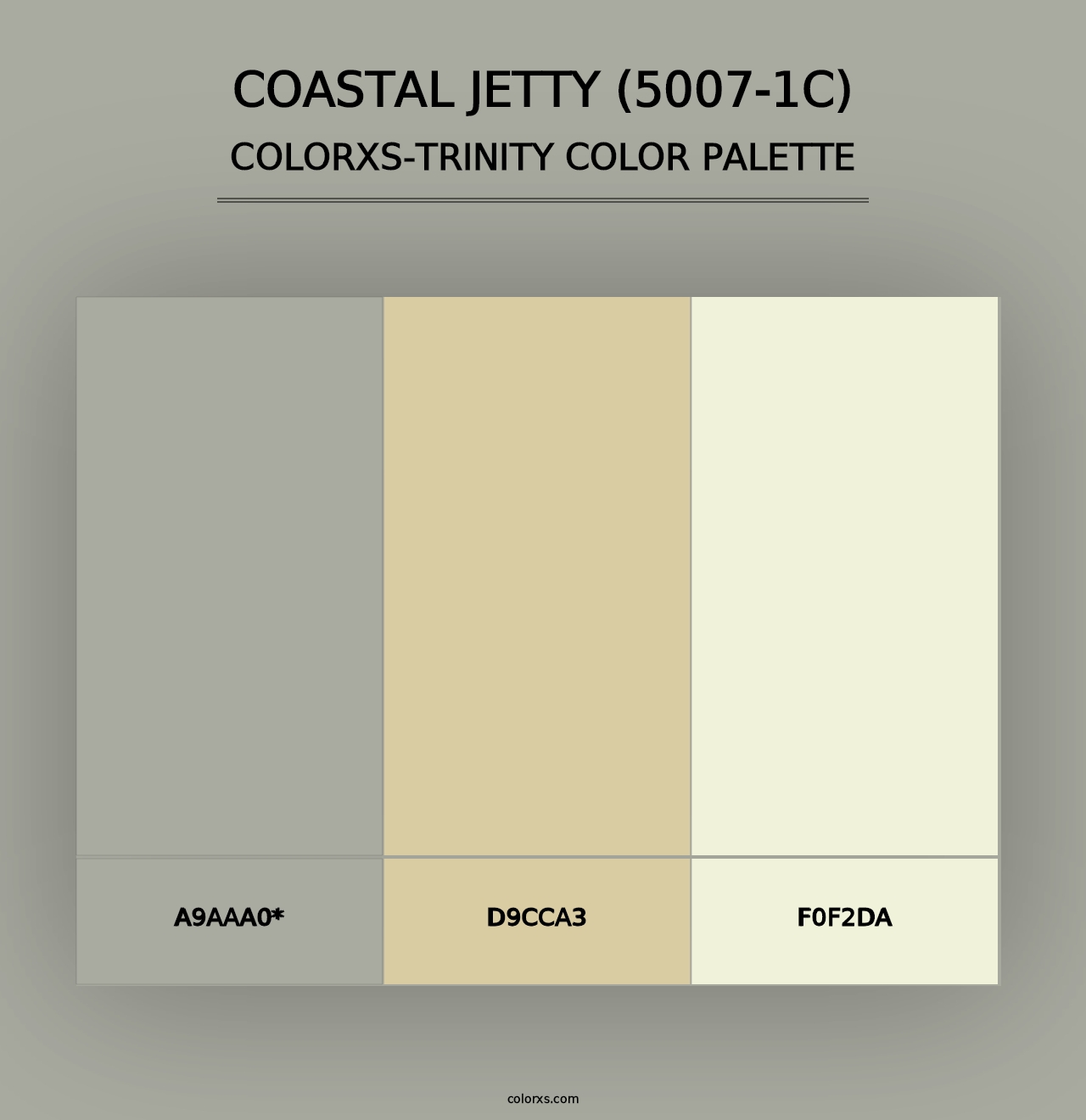 Coastal Jetty (5007-1C) - Colorxs Trinity Palette