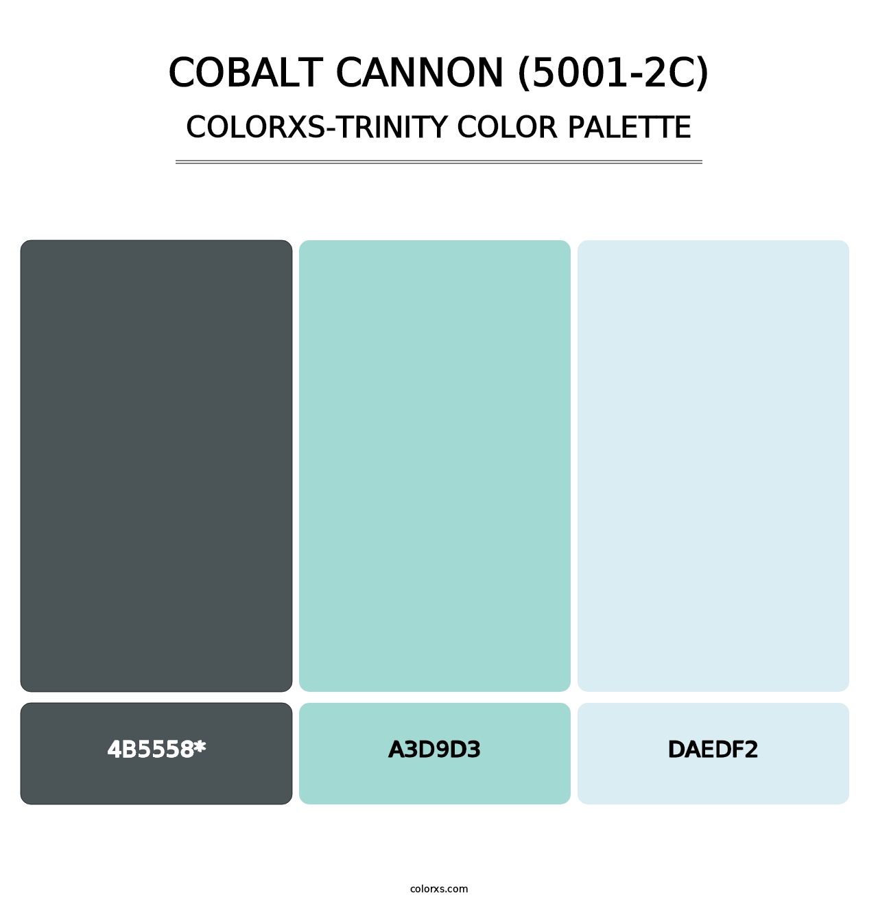 Cobalt Cannon (5001-2C) - Colorxs Trinity Palette