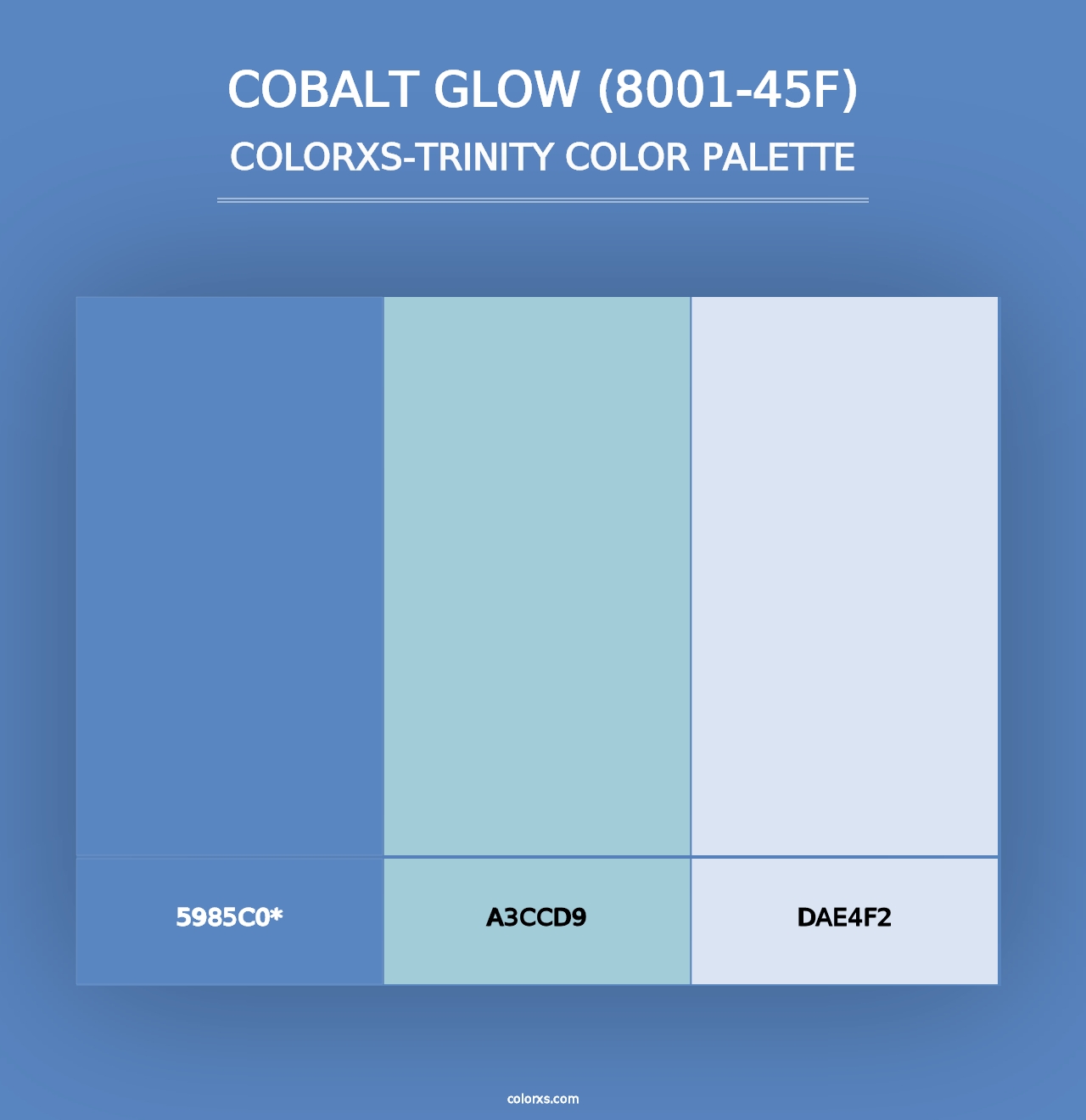 Cobalt Glow (8001-45F) - Colorxs Trinity Palette