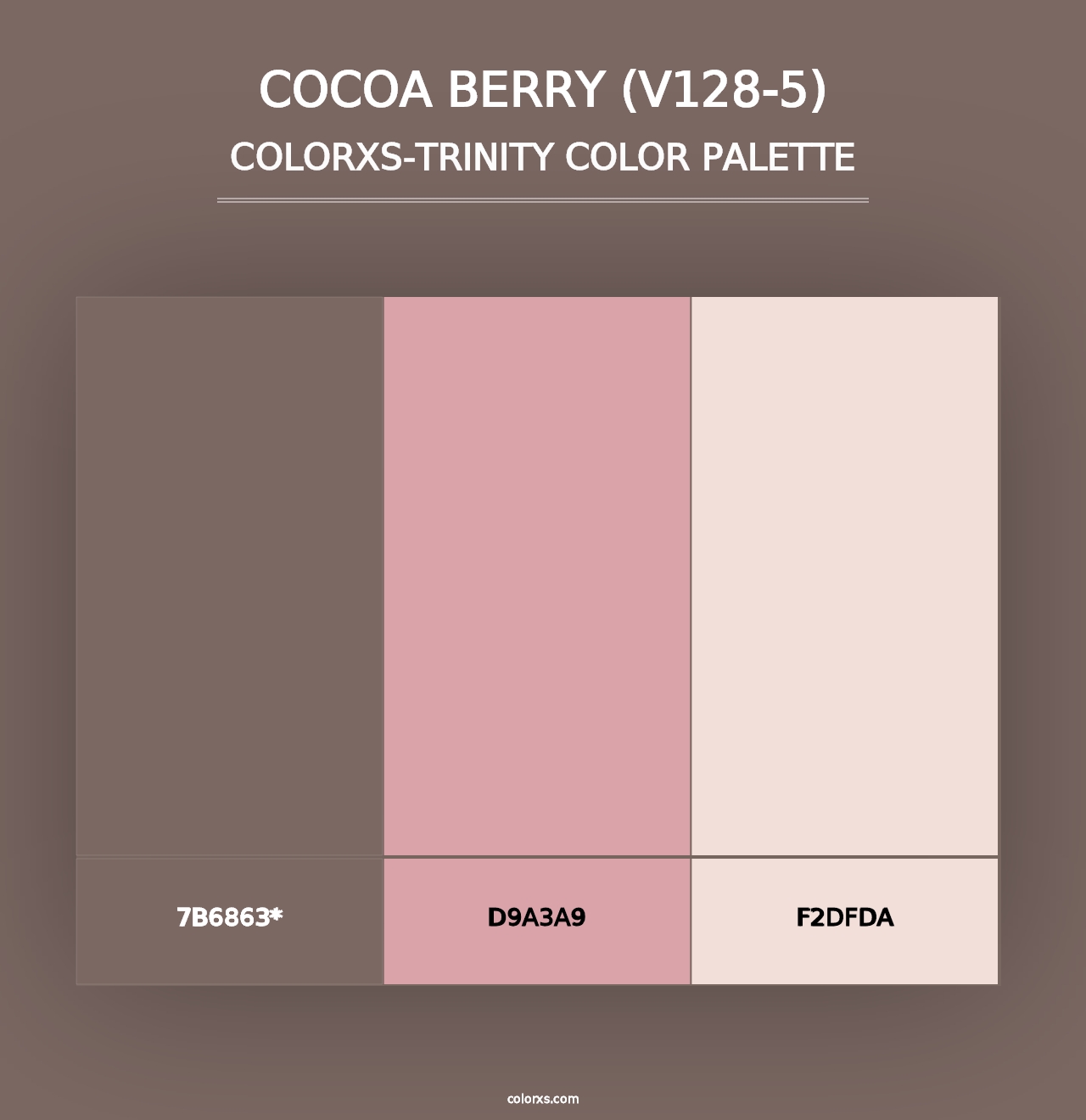 Cocoa Berry (V128-5) - Colorxs Trinity Palette