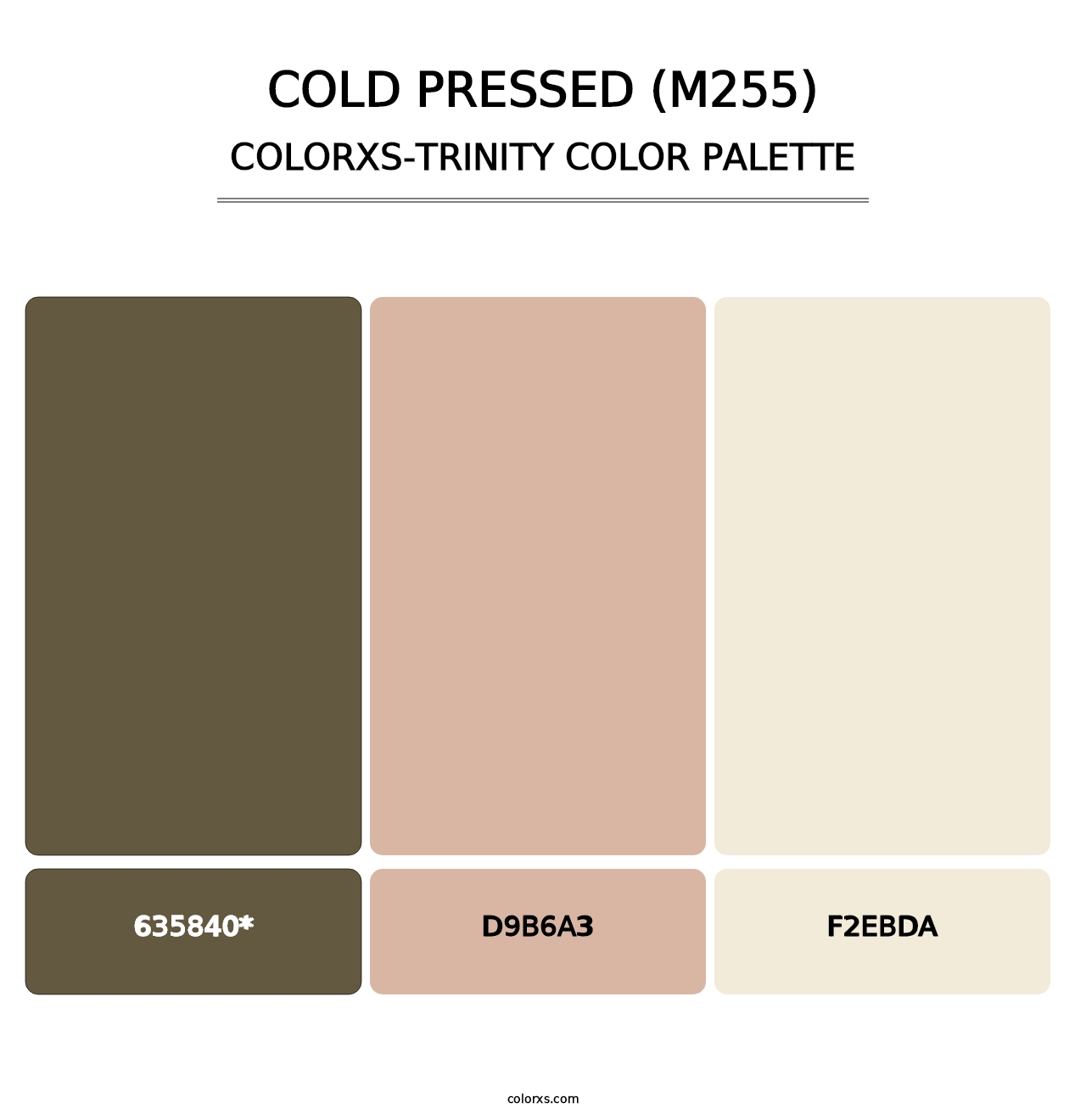 Cold Pressed (M255) - Colorxs Trinity Palette