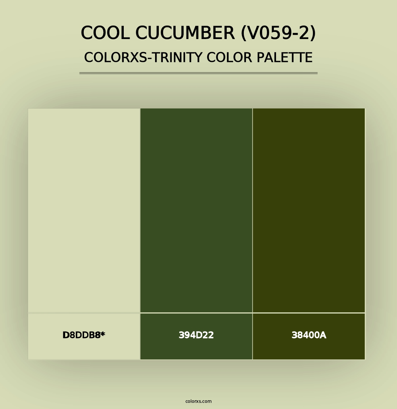 Cool Cucumber (V059-2) - Colorxs Trinity Palette