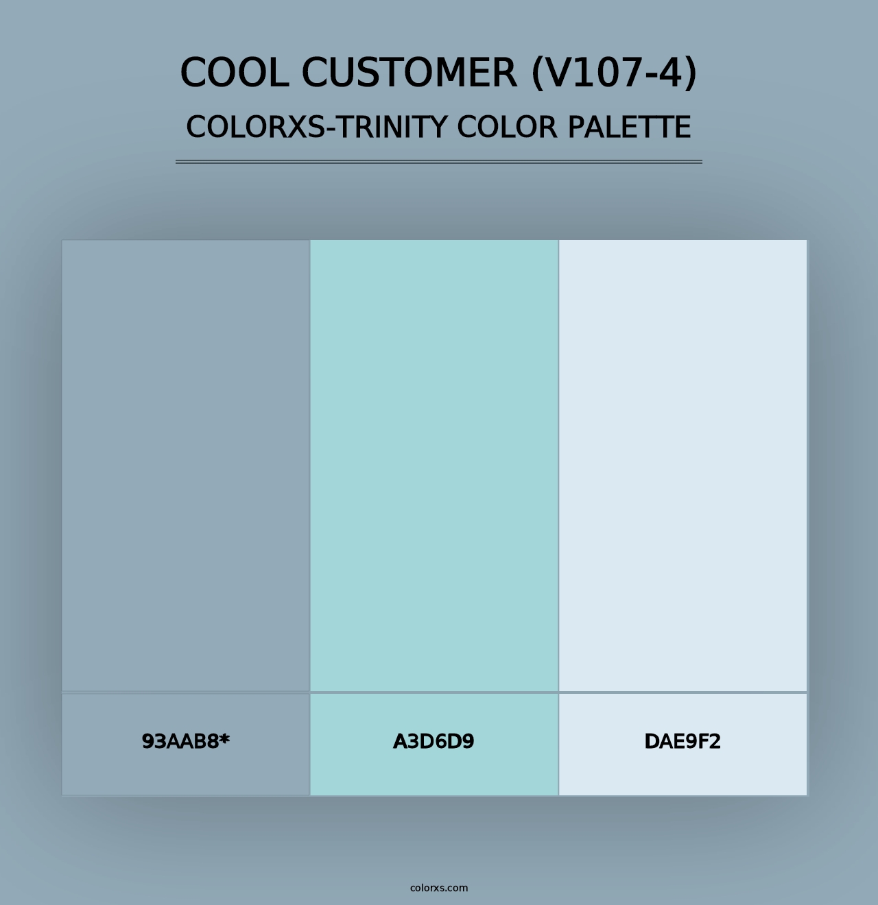 Cool Customer (V107-4) - Colorxs Trinity Palette