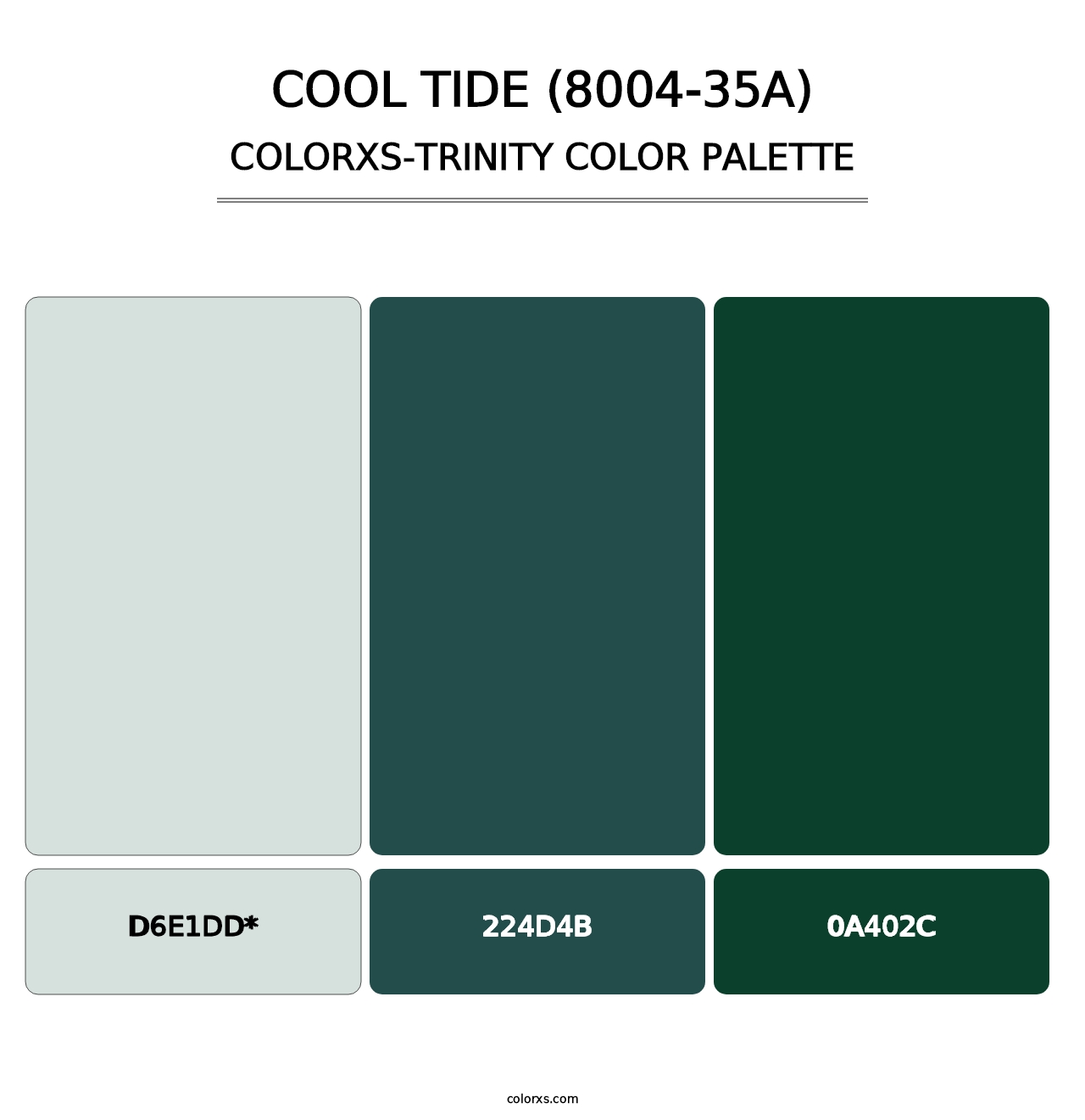 Cool Tide (8004-35A) - Colorxs Trinity Palette