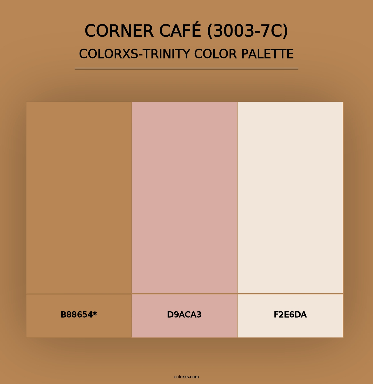 Corner Café (3003-7C) - Colorxs Trinity Palette