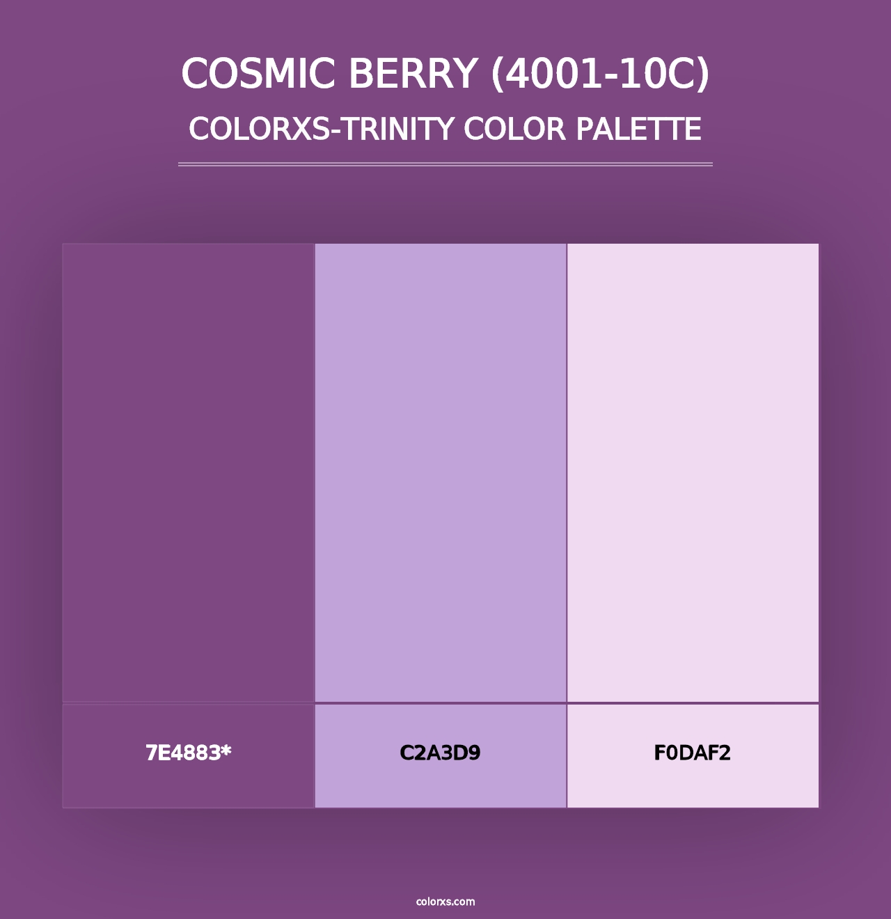 Cosmic Berry (4001-10C) - Colorxs Trinity Palette