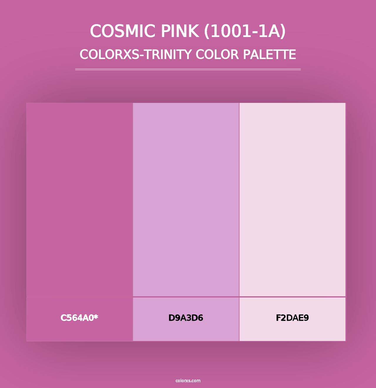 Cosmic Pink (1001-1A) - Colorxs Trinity Palette