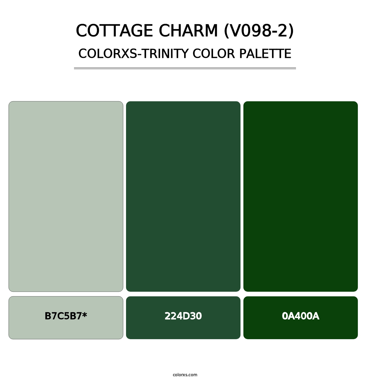 Cottage Charm (V098-2) - Colorxs Trinity Palette