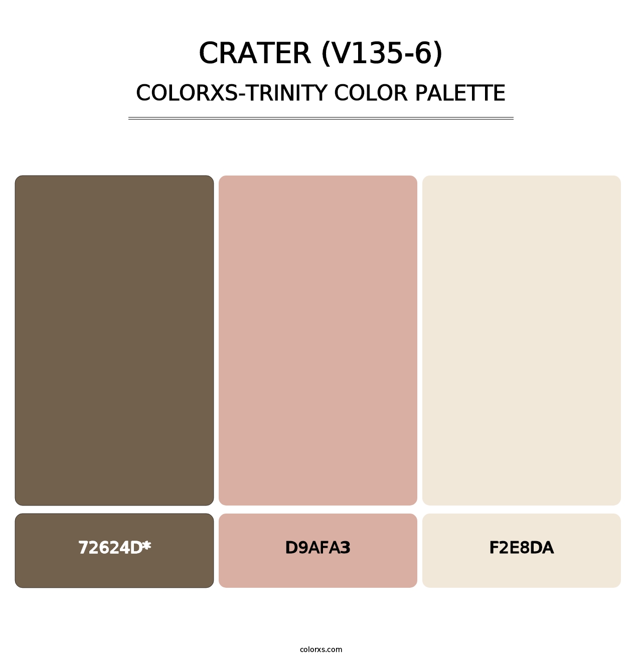 Crater (V135-6) - Colorxs Trinity Palette