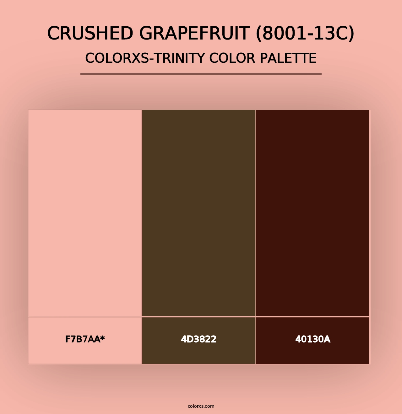 Crushed Grapefruit (8001-13C) - Colorxs Trinity Palette