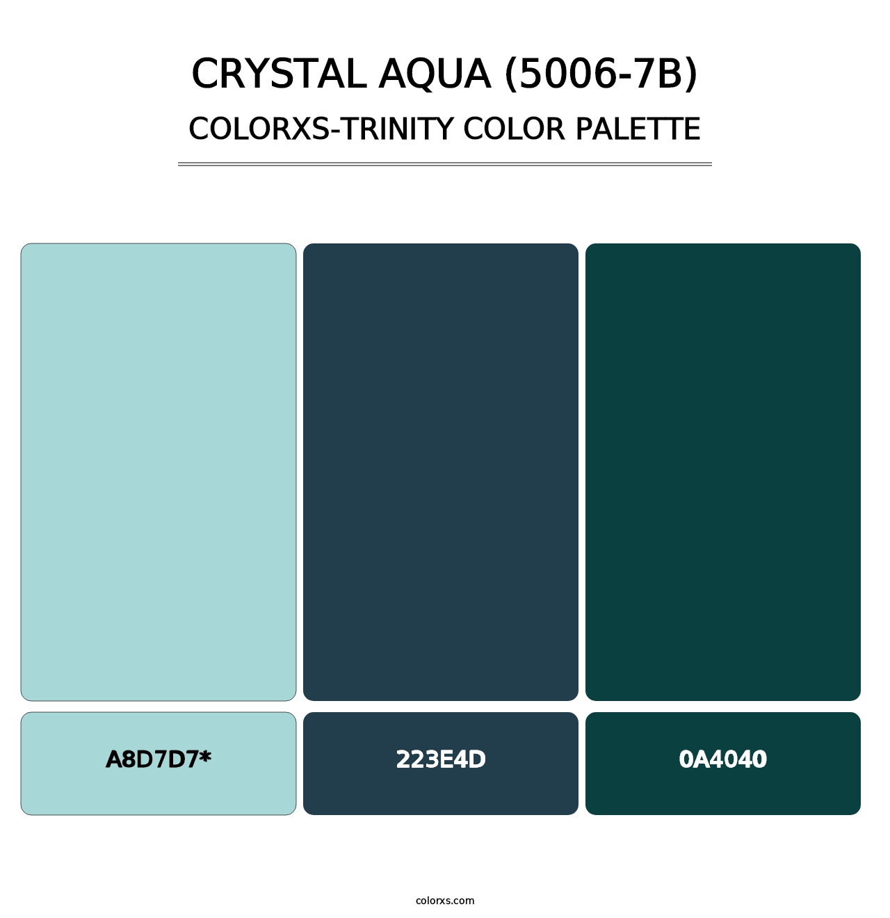 Crystal Aqua (5006-7B) - Colorxs Trinity Palette