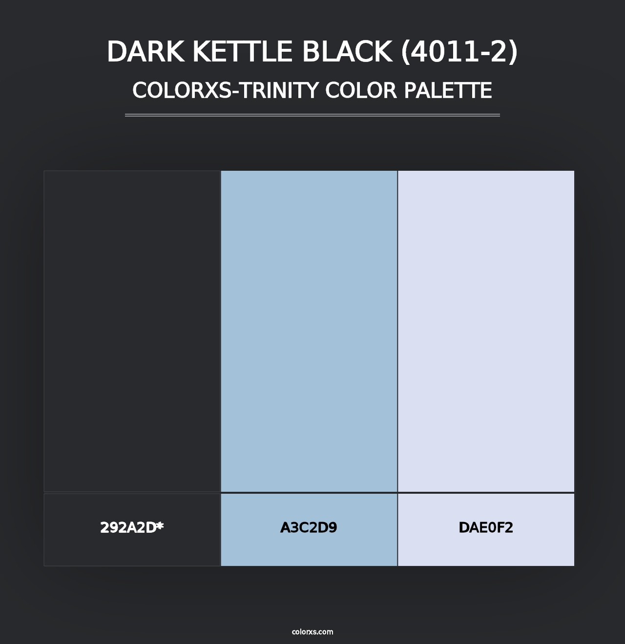 Dark Kettle Black (4011-2) - Colorxs Trinity Palette