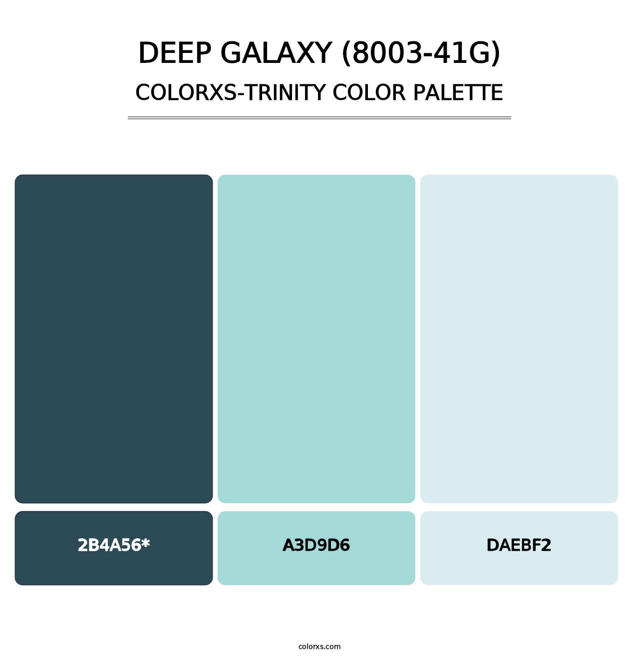 Deep Galaxy (8003-41G) - Colorxs Trinity Palette