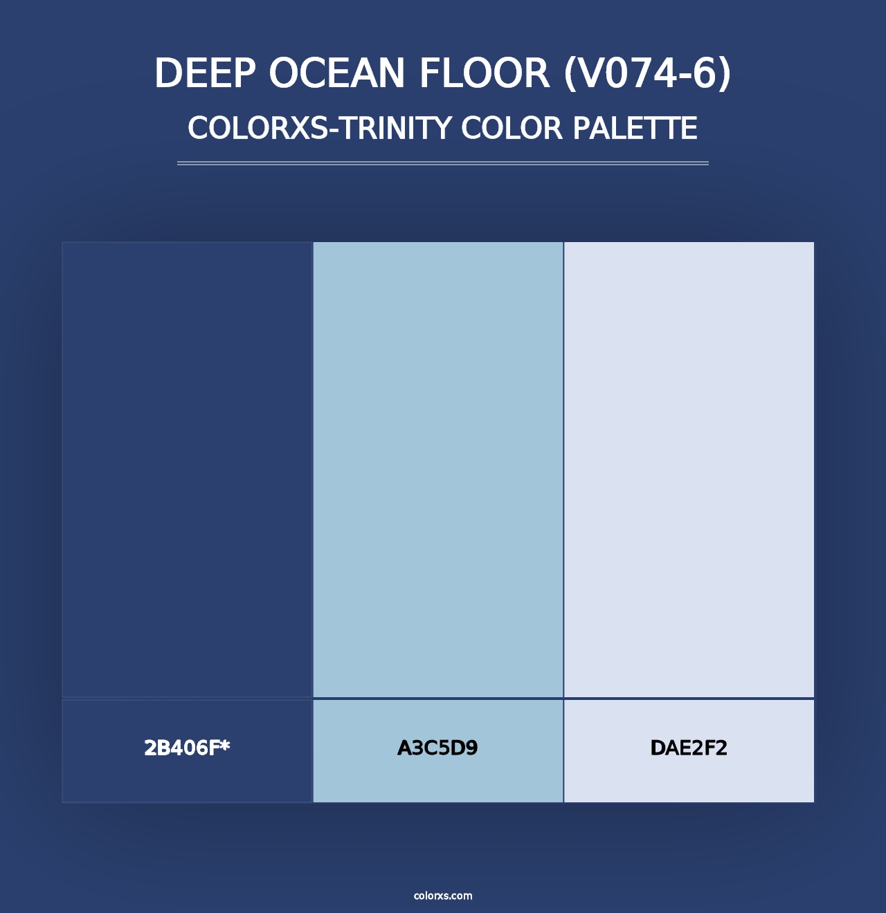 Deep Ocean Floor (V074-6) - Colorxs Trinity Palette