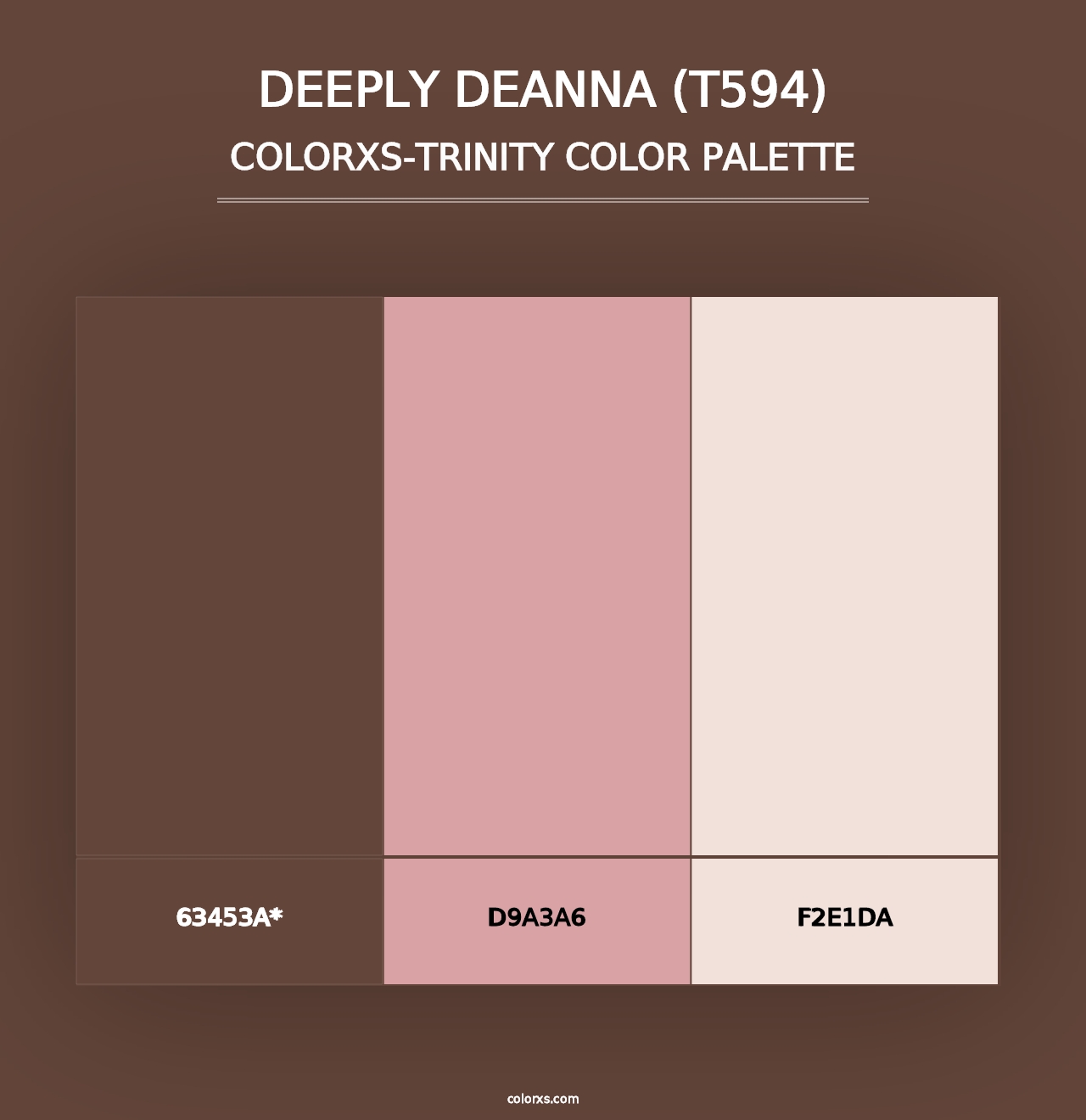 Deeply Deanna (T594) - Colorxs Trinity Palette