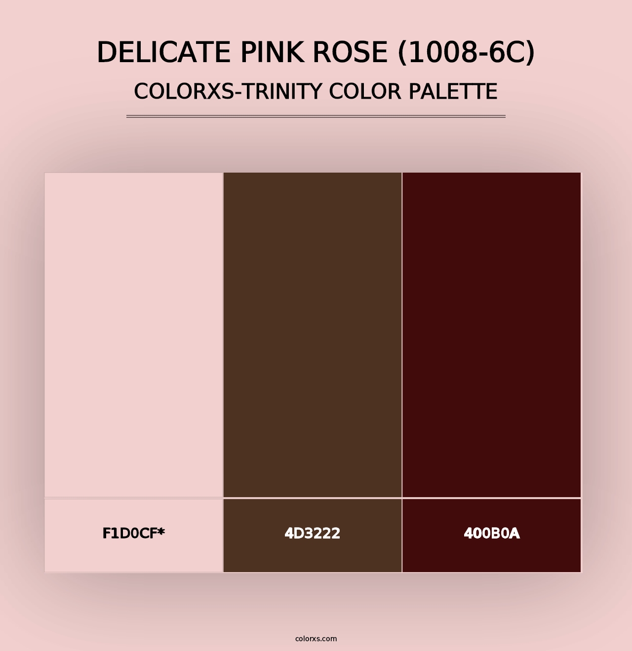 Delicate Pink Rose (1008-6C) - Colorxs Trinity Palette