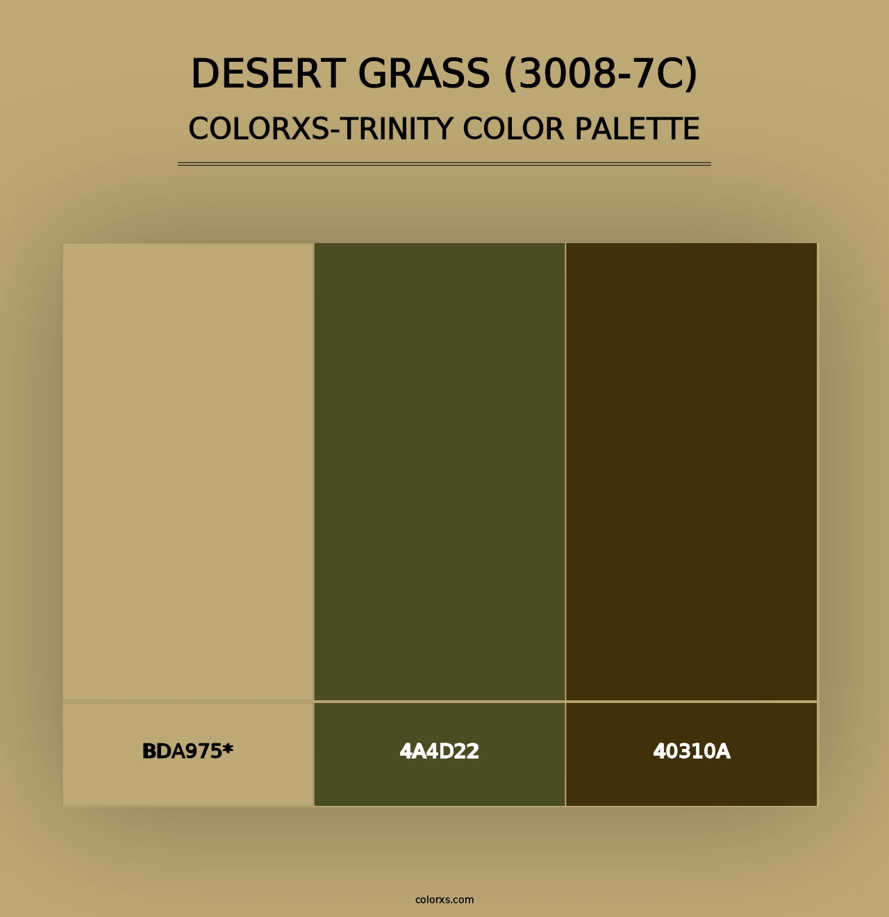 Desert Grass (3008-7C) - Colorxs Trinity Palette