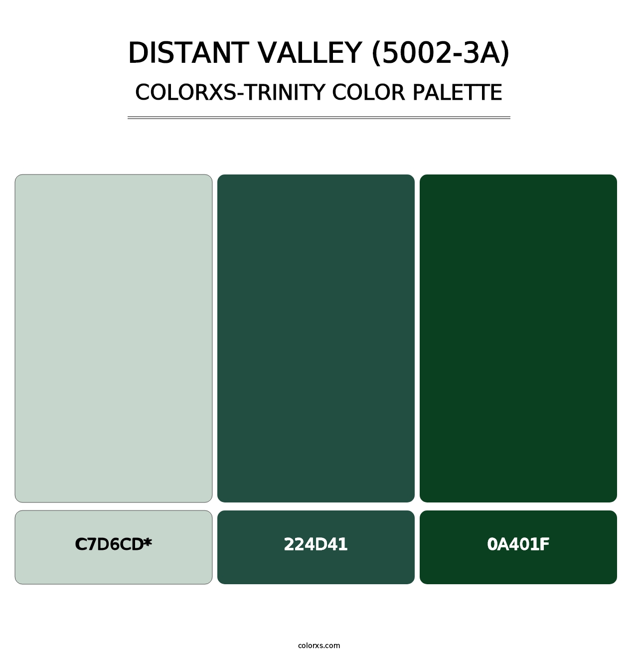 Distant Valley (5002-3A) - Colorxs Trinity Palette