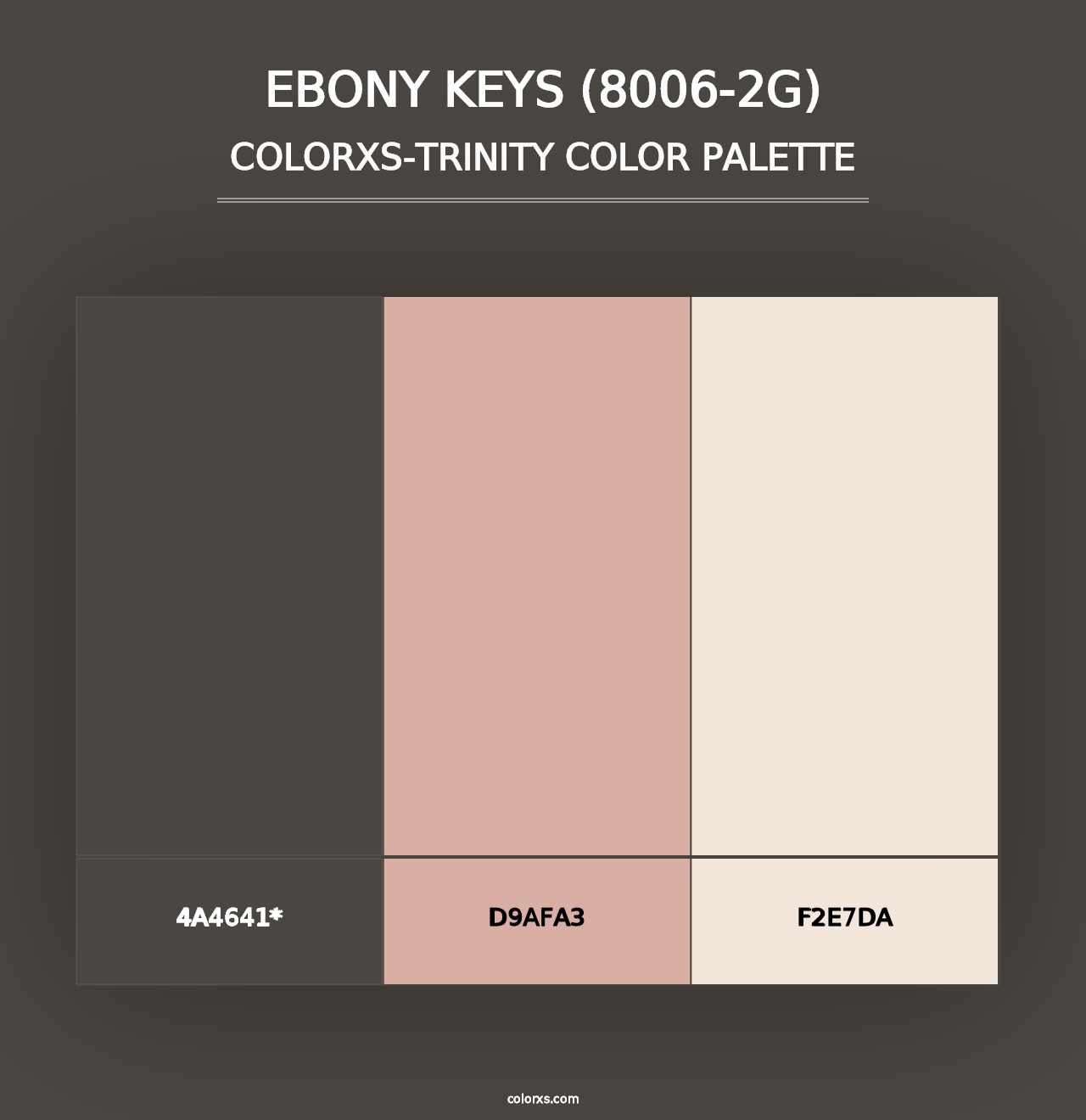 Ebony Keys (8006-2G) - Colorxs Trinity Palette