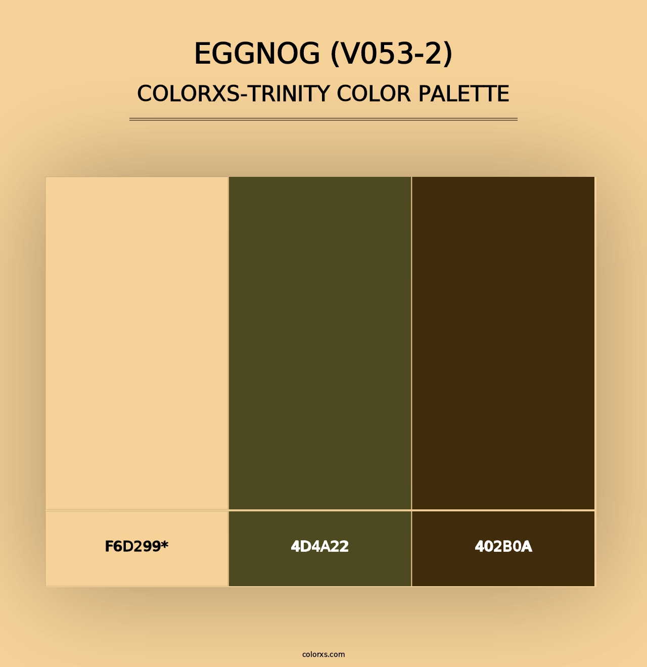 Eggnog (V053-2) - Colorxs Trinity Palette