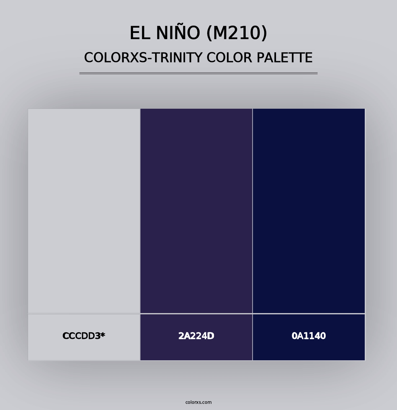 El Niño (M210) - Colorxs Trinity Palette