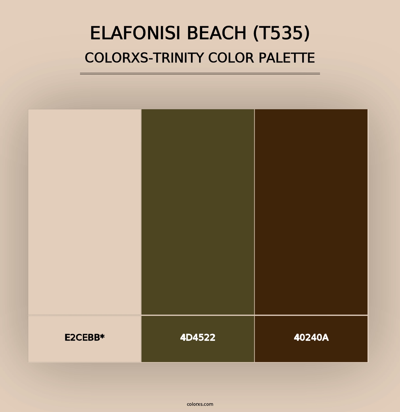 Elafonisi Beach (T535) - Colorxs Trinity Palette