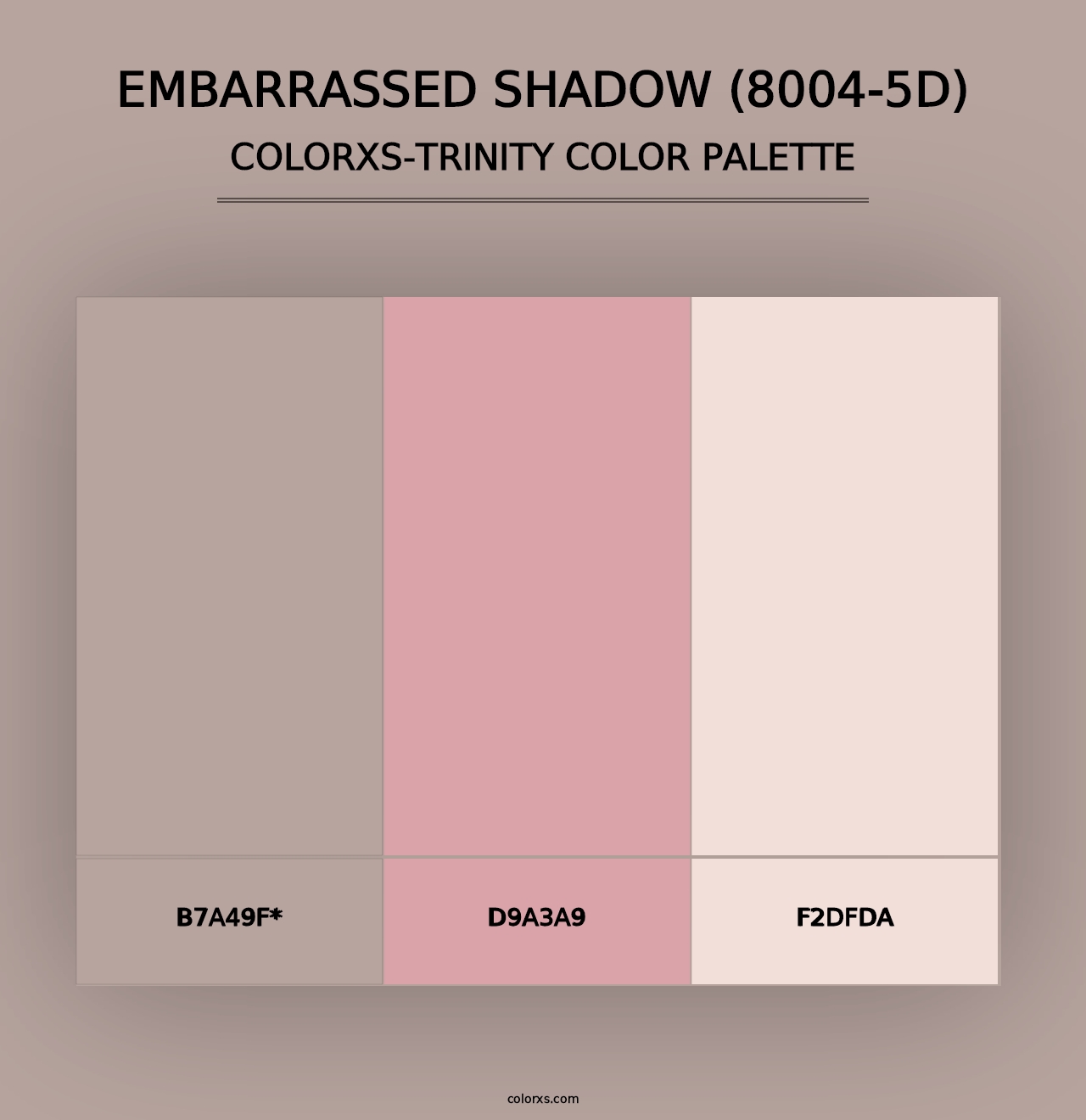 Embarrassed Shadow (8004-5D) - Colorxs Trinity Palette