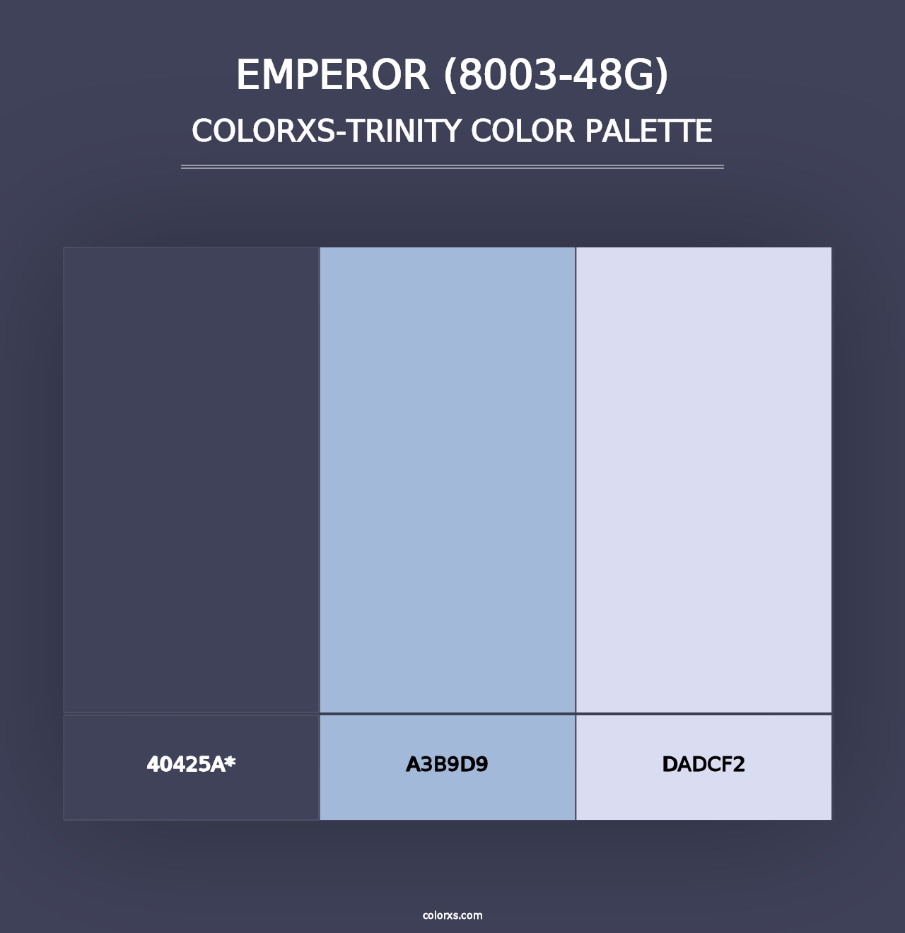 Emperor (8003-48G) - Colorxs Trinity Palette