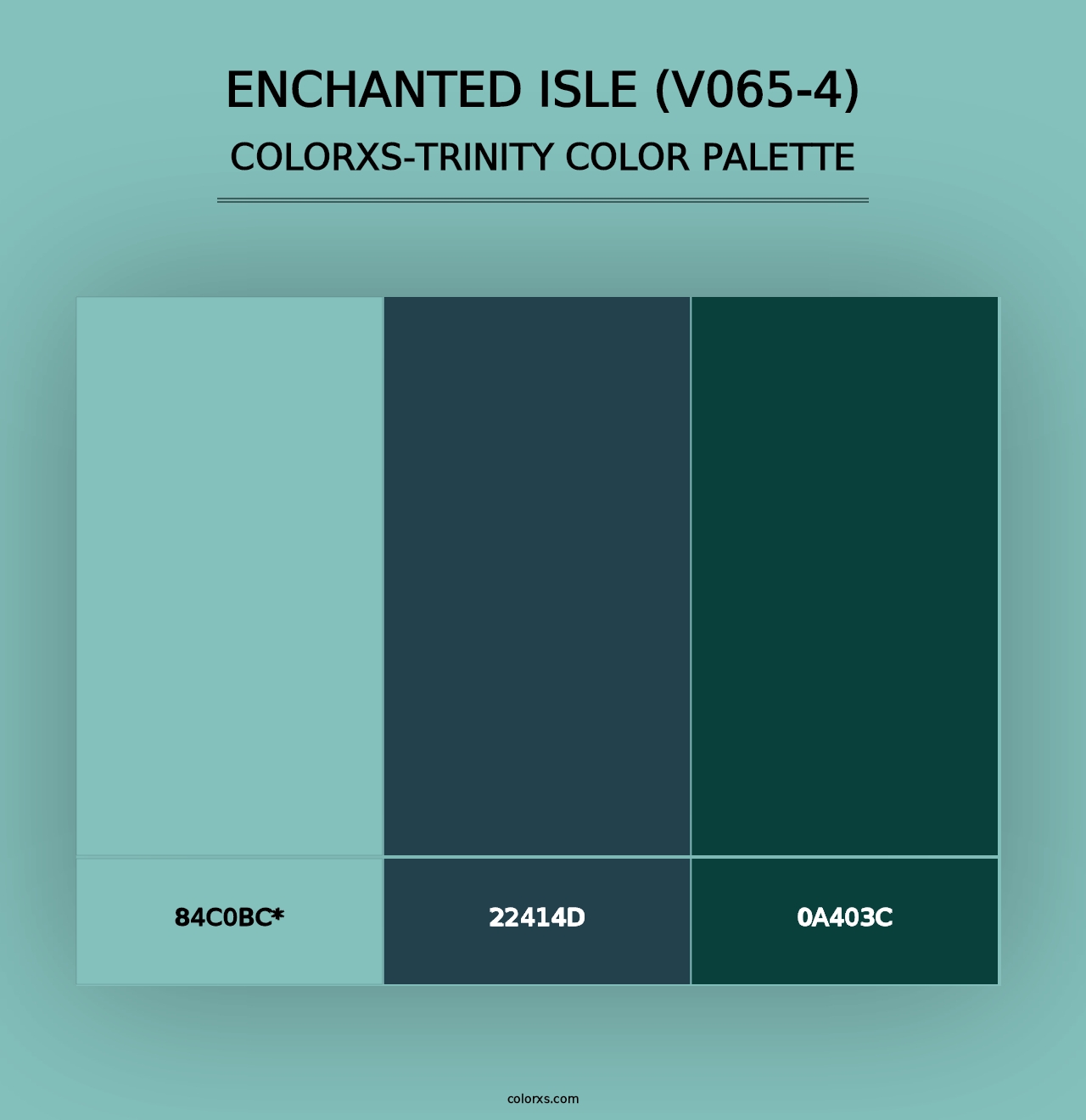 Enchanted Isle (V065-4) - Colorxs Trinity Palette