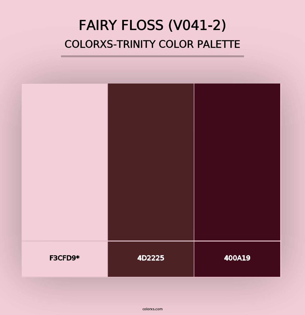 Fairy Floss (V041-2) - Colorxs Trinity Palette