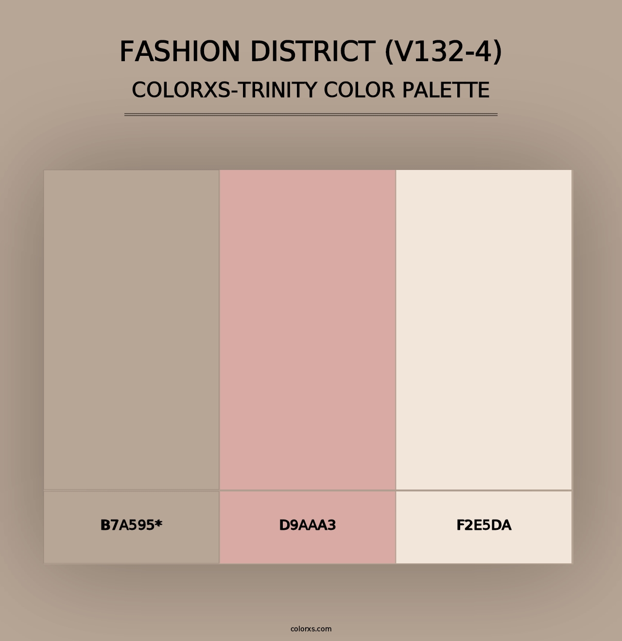 Fashion District (V132-4) - Colorxs Trinity Palette