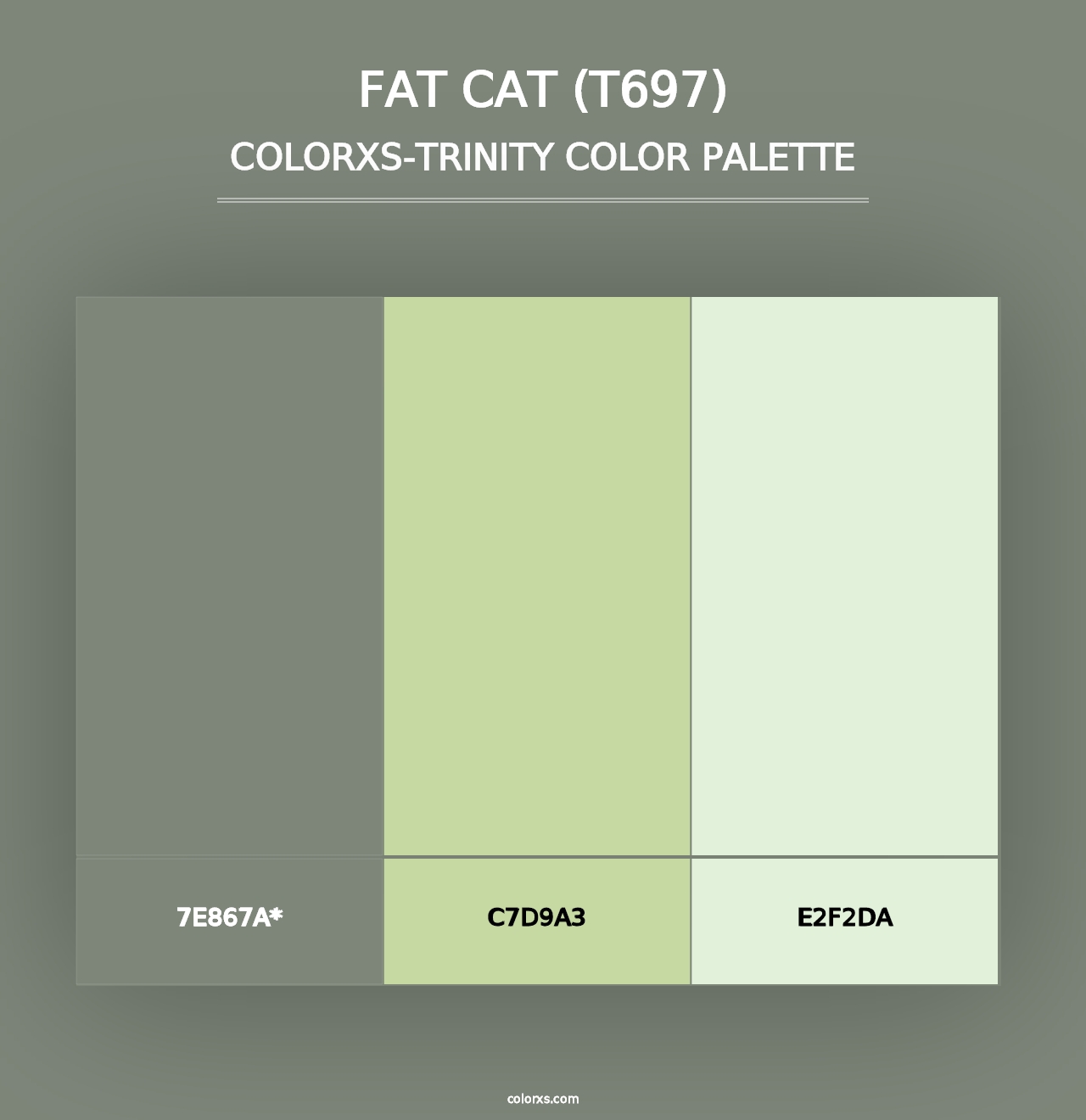 Fat Cat (T697) - Colorxs Trinity Palette