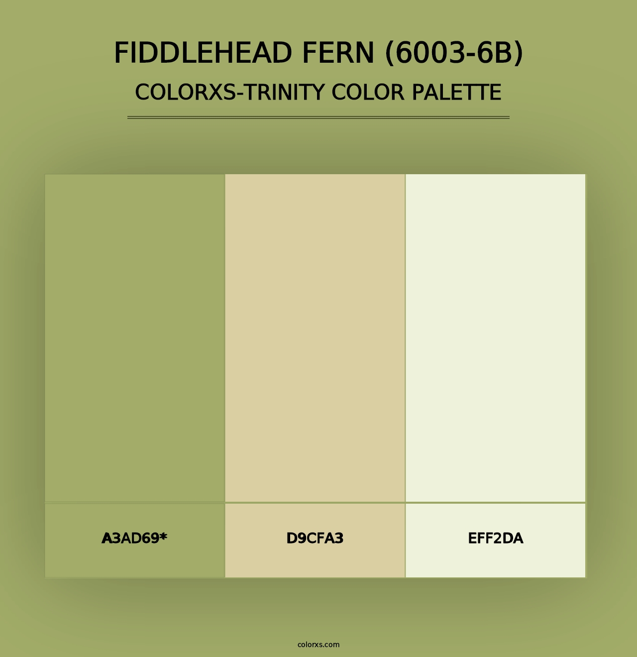 Fiddlehead Fern (6003-6B) - Colorxs Trinity Palette